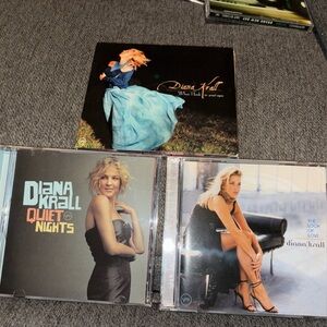 Diana Krall 3 CD Lot: Look of Love, Quiet Nights, When I Look In Your Eyes, JAZZ